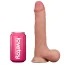 Фаллоимитатор LoveToy Sliding-Skin Dong Whole Testicle 9.5, телесный - Фото №2