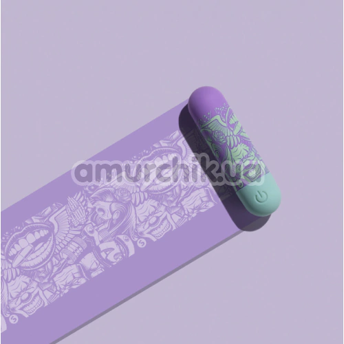 Кліторальний вібратор Shots S-Line Sweet Vibrating Pussy Bullets Lip Off Some Steam, бузковий