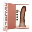 Вібратор з ротацією Realrock Realistic Vibrating & Rotating Dildo With Suction Cup 8, світло-коричневий - Фото №5