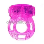 Віброкільце Sex Vibrating Ring, фіолетове - Фото №1