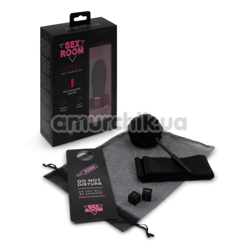 Набор секс-игрушек Sex Room Vibe Kit, черный