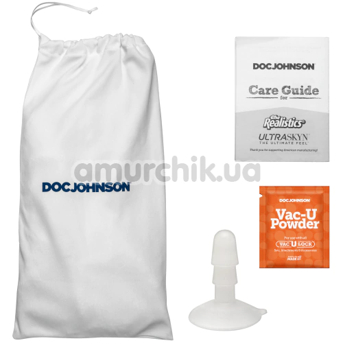 Фаллоимитатор Doc Johnson The Realistic Cock 9, коричневый