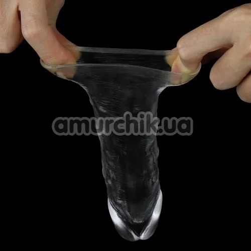 Насадка на пеніс Flawless Clear Penis Sleeve Add 1, прозора