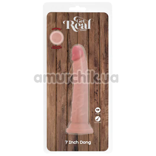 Фаллоимитатор Get Real 7 Inch Dong, телесный