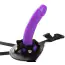 Страпон R.G.B Sex Harness Luxe Strap-On, фиолетовый - Фото №1