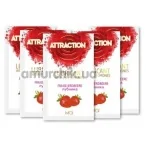 Лубрикант с феромонами Attraction Strawberry - клубника, 10 мл - Фото №1