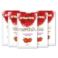 Лубрикант з феромонами Attraction Strawberry - полуниця, 10 мл - Фото №1