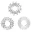 Набір з 3 ерекційних кілець GK Power Gear Up Rings, прозорий - Фото №1