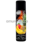 Масажно-оральний лубрикант з зігрівальним ефектом Wet Fun Flavors 4-in-1 Tropical Explosion, 89 мл - Фото №1