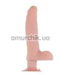 Вибратор на присоске Realstuff 8Inch Vibrator 20934 - Flesh, телесный - Фото №1