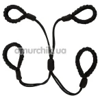 Фіксатори для рук та ніг Bad Kitty Naughty Toys Cuff Set, чорні - Фото №1