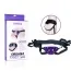 Трусики для страпона Lovetoy Orgazm Cozy Harness Series + 4 кільця, фіолетові - Фото №4