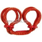 Фиксаторы для ног Japanese Silk Love Rope Ankle Cuffs, красные - Фото №1