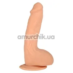 Фаллоимитатор Dix Dong W Suction Cup 8 19 см, телесный - Фото №1