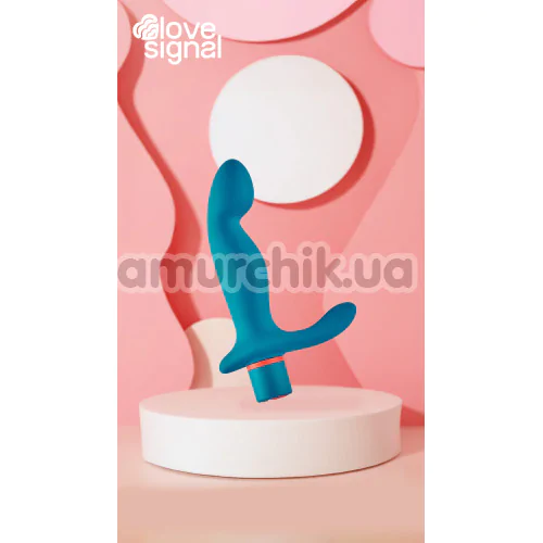Вібростимулятор простати Love Signal Love Thunder, бірюзовий