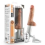 Вибратор с толчками и подогревом Dr. Skin Silicone Dr. Hammer 7, телесный - Фото №16