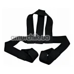 Фіксатор для орального сексу Bad Kitty Naughty Toys Head Harness With Loop Handles, чорний - Фото №1