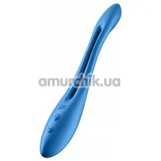 Вібратор Satisfyer Elastic Game, синій - Фото №1