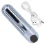 Клиторальный вибратор Boss Series Strong Bullet Vibrator Lady Finger, серебряный - Фото №2