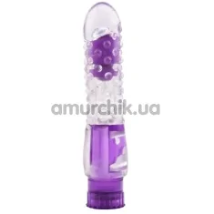 Вибратор Crystal Jelly Pleaser, фиолетовый - Фото №1