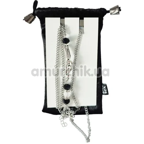 Прикраса для сосків Art of Sex Nipple Clamps Arrow, чорна