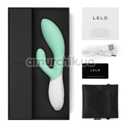 Вібратор Lelo Ina 3 Seaweed (Лело Іна 3), бірюзовий