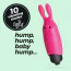 Клиторальный вибратор Crushious O-Pet Pocket Vibe Bunny, розовый - Фото №9