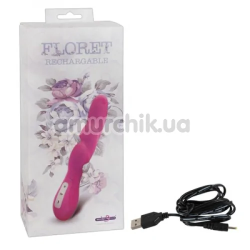 Вибратор Floret Rechargeable, розовый