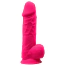 Фалоімітатор Silexd Premium Silicone Dildo Model 4 Size 8.5, рожевий - Фото №1