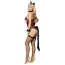 Костюм кішечки JSY Sexy Lingerie бордовий: боді + вушка + манжети + чокер + хвостик - Фото №2