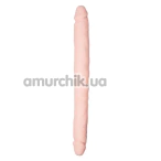Двокінцевий фалоімітатор Easy Toys Double Ended Dildo 30, тілесний - Фото №1