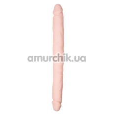 Двокінцевий фалоімітатор Easy Toys Double Ended Dildo 30, тілесний - Фото №1