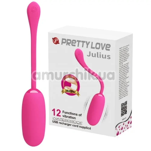 Виброяйцо Pretty Love Julius, розовое