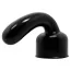 Насадка для вібромасажерів Power Head G-Spot Pleaser Wand Massager Head, чорна - Фото №2