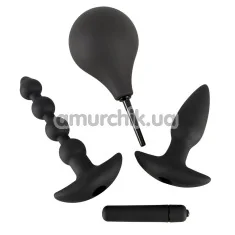 Набір з 4 предметів Black Velvets Anal Kit, чорний - Фото №1