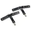 Подвязки для чулок Star Night Double Straps Heart O Ring, черные - Фото №1