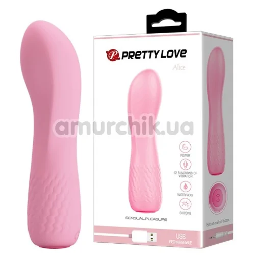 Вибратор для точки G Pretty Love Alice, розовый