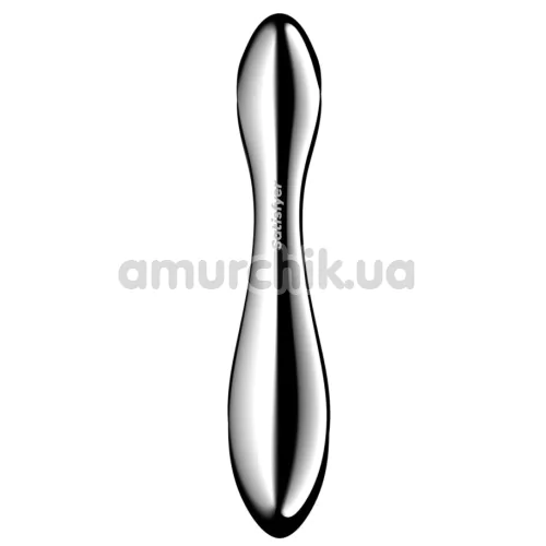 Фалоімітатор Satisfyer Pure Gravity 2, срібний