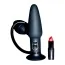 Анальный расширитель с вибрацией True Black Vibrating Anal Plug, черный - Фото №4