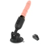 Вібратор з поштовхами і підігрівом Thrusting Dildo Sex Machine Vibrator Heating Function, тілесний - Фото №6