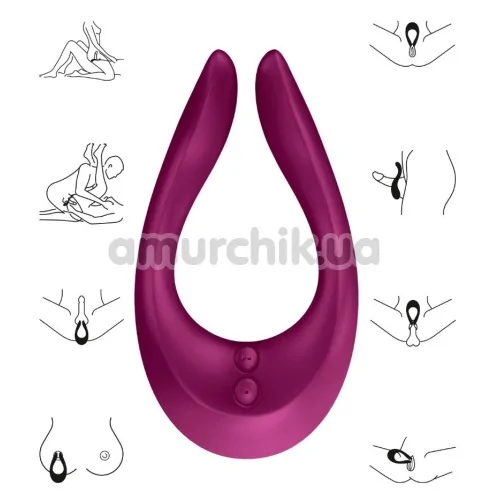 Вібратор Satisfyer Endless Joy, малиновий