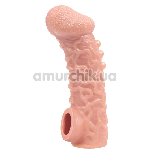 Насадка на пенис Kokos Cock Sleeve CS 007-S, телесная - Фото №1