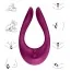 Вібратор Satisfyer Endless Joy, малиновий - Фото №13