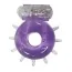 Ерекційне кільце Silicone Power Ring Vibrator фіолетове - Фото №1