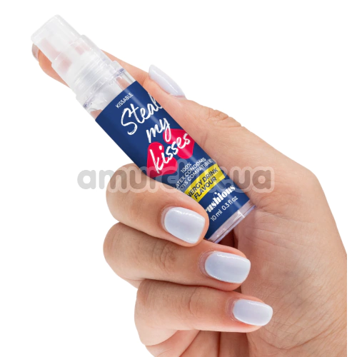 Оральний лубрикант Crushious Steal My Kisses Energy Drink Flavour - енергетик, 10 мл