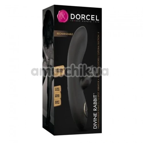 Вибратор Dorcel Divine Rabbit, черный