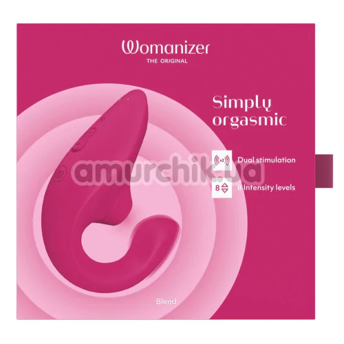 Вибратор Womanizer Blend, темно-розовый