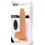 Вібратор з ротацією Get Real Naked Rotating Beads & Vibrating Dildo 8.5, тілесний - Фото №7