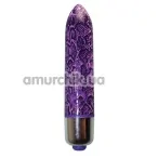 Кліторальний вібратор Rocks Оff RO-80mm 7-speed Purple Python, фіолетовий - Фото №1