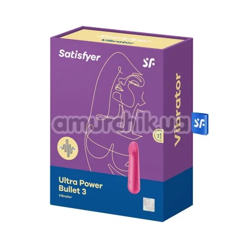 Клиторальный вибратор Satisfyer Ultra Power Bullet 3, розовый